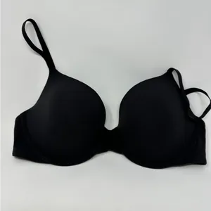 Skims Fits Everybody T-Shirt Demi Bra‎ Onyx Size 36A NWT thumbnail 4