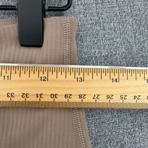 Lululemon Wunder Train High-Rise Ribbed Tight 25" Taupetastic Size 6 Athletic thumbnail 9