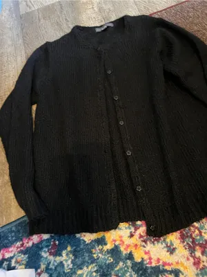 Northern isles medium black cardigan thumbnail 6