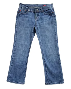 Seven7 Womens Low Rise Ankle Crop Jeans Size 24 Medium Wash Stretch Denim thumbnail 1