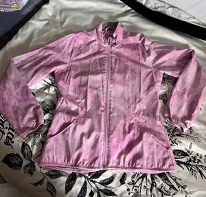 Pink Adidas Zip-Up Track Jacket thumbnail 4