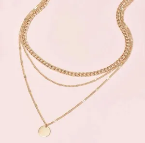 Layered chain necklace thumbnail 1