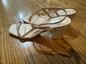 Tan High-Heel Boutique open Toe Dress Shoes thumbnail 4