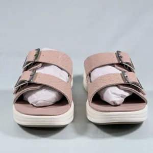 Clarks Cloudsteppers Size-9.5M Womens Sandals Drift Buckle‎ 10W Peach/Rose thumbnail 6