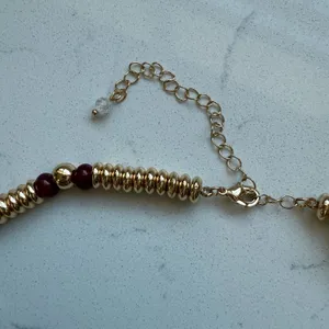 By Anthropologie Beaded‎ Bubble-Letter Necklace - Home Team - NWT thumbnail 5