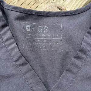FIGS Women's Technical Collection Scrub Top Grey Size S thumbnail 5
