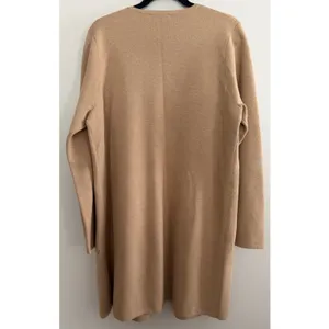 J. Crew Juliette Collarless Sweater Blazer Camel‎ Women's Size Large thumbnail 2