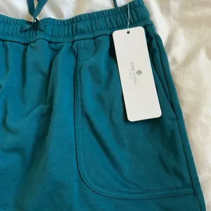 CRZ YOGA Cotton Sweat 17'' Jersey Skirt with Pockets, Green Jade, XS, NWT thumbnail 6