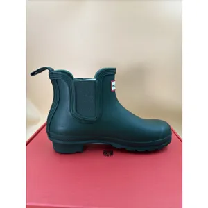 Hunter Original Chelsea Women's Waterproof Ankle Rain Boots, Green Size 6 thumbnail 8