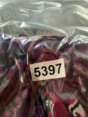 Express Pink Purple Scarf Print Mini Dress Small Resort Vacation Artsy Beach thumbnail 9