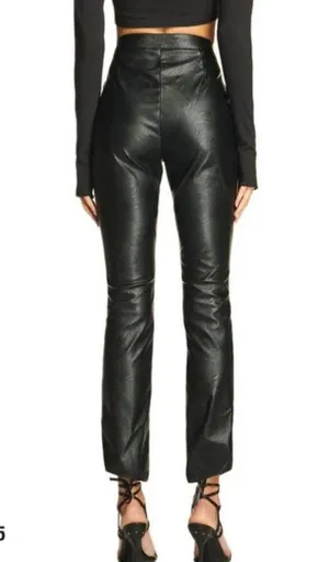 I.Am.Gia Black Cirdan Leather Pants Size S thumbnail 4
