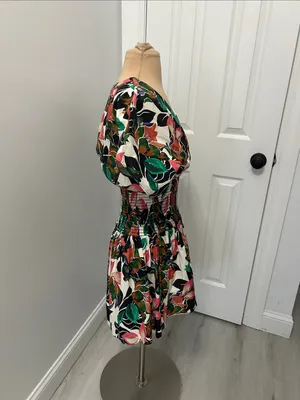 Misa Los Angeles The Della Dress In White Multi thumbnail 7