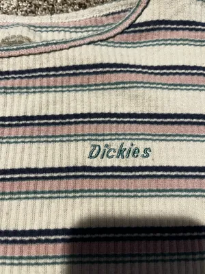 Dickies stripped long sleeve crop top  thumbnail 2