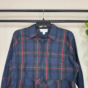 NWT Tuckernuck Pomander Place Fraser Plaid Ashlen Tartan Blouse size M Medium thumbnail 5