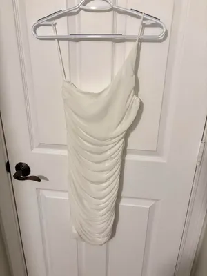 Princess Polly Jocasta One Shoulder Mesh Overlay Dress nwt thumbnail 5