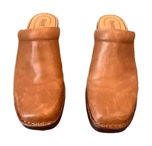 Born Women’s Mules‎ 6M Hilary Leather Comfort Brown thumbnail 1