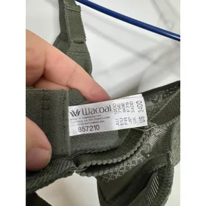 Wacoal Bra Womens 34DD Green Excellent Retro Chic Underwire Lace 857210 basics thumbnail 3