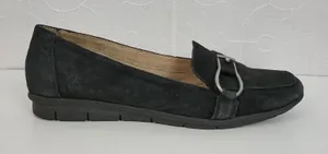 SOUL Naturalizer Lindsay‎ Womens Shoes Size 9 Black Suede Leather Slip On Flats thumbnail 1