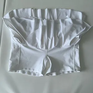 Lululemon Hit Your Stride Skirt White sz 8 , Skort, Tennis, Pickleball, Casual thumbnail 9
