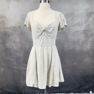 Abercrombie Fitch Mini‎ Dress Womens Small Smocked Cottage Coastal Clean Girl thumbnail 13