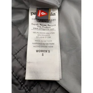 Patagonia Nano Puff Jacket Women Small Gray Quilted Primaloft Insulated Full Zip thumbnail 7