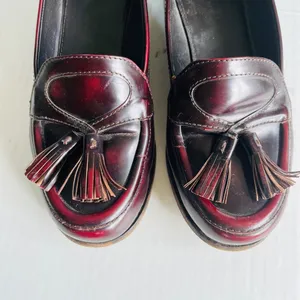 Bottega Veneta‎ Sz 35.5 Merlot Astaire Calfskin Leather Slip On Loafer Shoes thumbnail 7