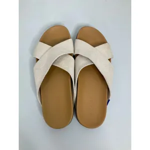 Rothys The Weekend‎ Slide Sandals Oatmeal Tan Tortoise Shell Sole Womens 11 thumbnail 5