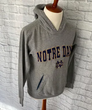 Champs Sports Notre dame hoodie Grey Sz XS thumbnail 4