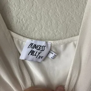 Princess Polly Zuba V-Neck Lined Mini Dress Open Back White Size 12 thumbnail 6