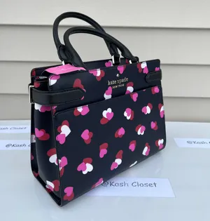 Kate Spade staci heart print medium satchel thumbnail 4