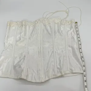 Vintage Empire Intimates Corset‎ Top Women 44 Floral Jacquard Regency Coquette thumbnail 8