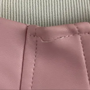 ASOS Parisian Bubblegum Pink Vegan Leather Bustier Sheer Sleeve Top 10 thumbnail 6
