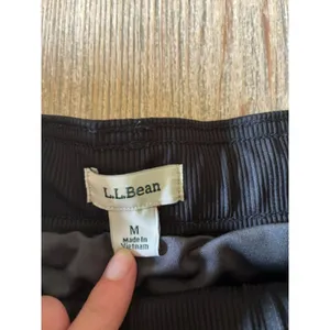 L.L.Bean Black Active Skort Medium | Drawstring Performance Golf Tennis Hiking thumbnail 4