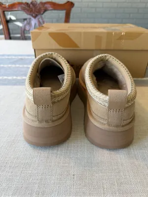Koolaburra by Ugg Women’s Buree Platform Slippers Desert Stone Size 6 thumbnail 5