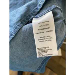 Joe's Jeans Collection Cold Shoulder Denim Shift Dress Womens Size S Blue Cotton thumbnail 8