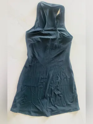 Abercrombie & Fitch Black Sleeveless Athletic Polo Dress with Built in Bra thumbnail 6