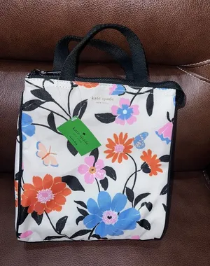 NWT Kate Spade Floral‎ Garden Insulated Lunch Bag Multicolor Chic Design thumbnail 1