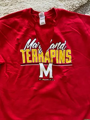University Of Maryland Sweatshirt - Perfect For Tailgate UMD thumbnail 2