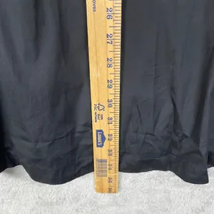 Madewell Dress 2 Black Seamed Long‎ Sleeve Mini Poplin Shirtdress Pockets NV025 thumbnail 6