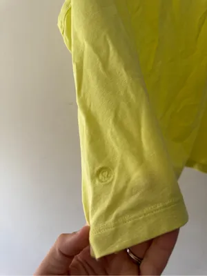 Lululemon Classic-Fit Cotton-Blend‎ Tank Top Electric Lemon thumbnail 7