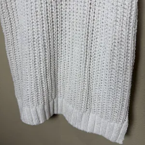 ABERCROMBIE & FITCH Open Knit Sweater Tank Top Vest White Cream Size Small thumbnail 4