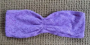 Aerie Purple Lace Bandeau thumbnail 1