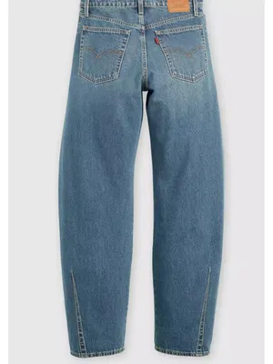 New Levi's Premium 30x32 Baggy Dad Barrel Women's Jeans Easy Days Medium Wash thumbnail 9