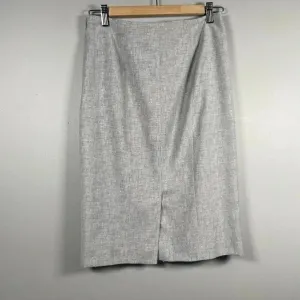 Reiss Gray Wool Blend Pencil‎ Skirt Size 2 Classic Business Casual Minimalist thumbnail 4