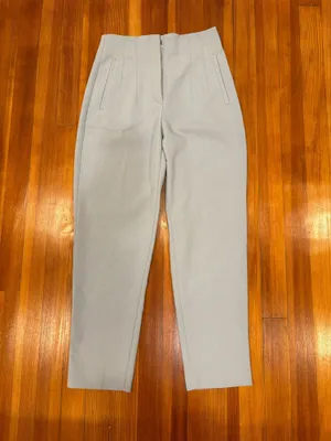 Zara light blue pants trouser  thumbnail 3