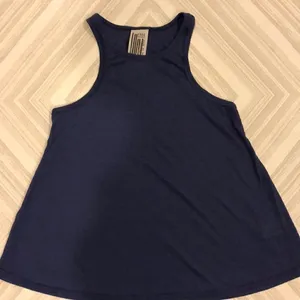 Free People Racerback Blue Tanktop thumbnail 1