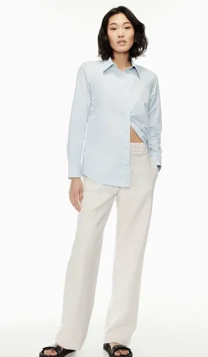 Aritzia Babaton essential classic shirt thumbnail 3