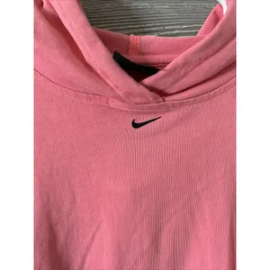 NIKE Centre Swoosh Hoodie Pink Pullover Womens M‎ thumbnail 3