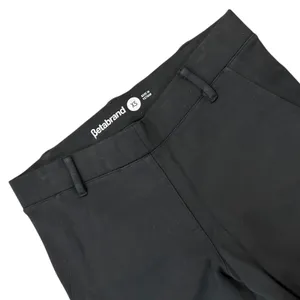 Betabrand Yoga Dress Pants Black Bootcut Flare Stretch Office Trousers Office thumbnail 2
