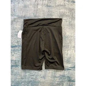 NWT! YMI Black Tight Athletic Shorts with Pocket Large thumbnail 2